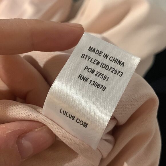 NWT Lulu’s Song of Love Blush pink Maxi Dress - Picture 8 of 8